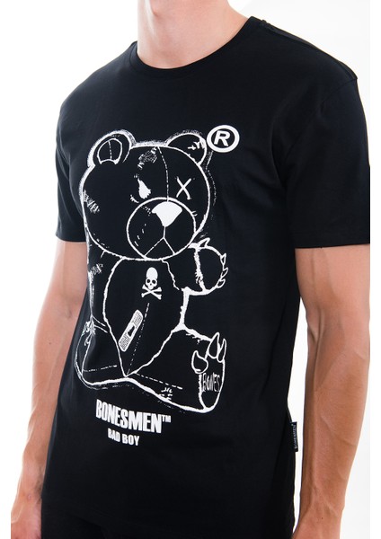 Yuvarlak Yaka T-Shirt "bad Boy" modelleri
