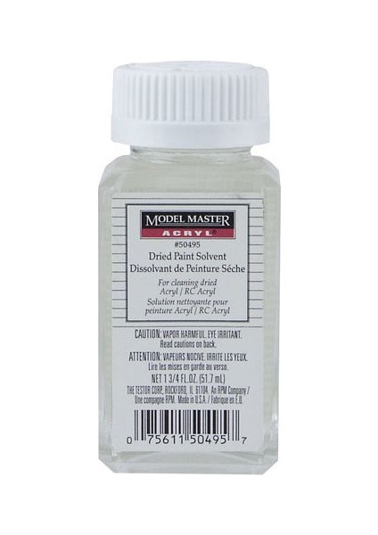 Model Master Acryl Dried Paint Solvent Boya Çözücü 51,7 ml N:50495