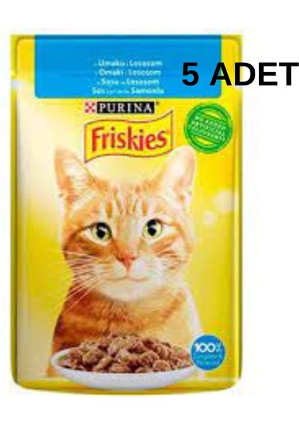 Somonlu Yaş Kedi Maması 85GR x 5 Adet