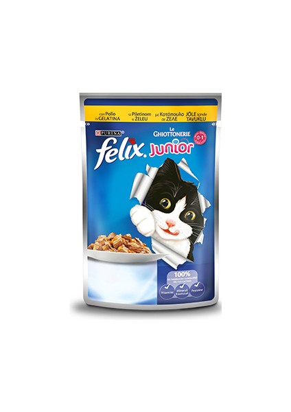 Tavuklu Yaş Yavru Kedi Maması 85 GR x 5 Adet