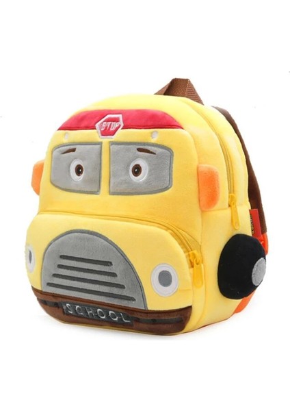 Karikatür Araba Çocuk Peluş Sırt Çantası (Yurt Dışından) fırsatları