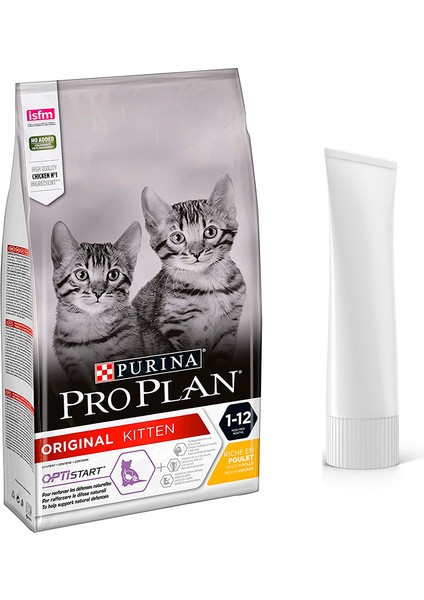 Proplan Kitten Junior Yavru Tavuklu Kedi Maması 1,5 kg + 100 gr Kedi Maltı
