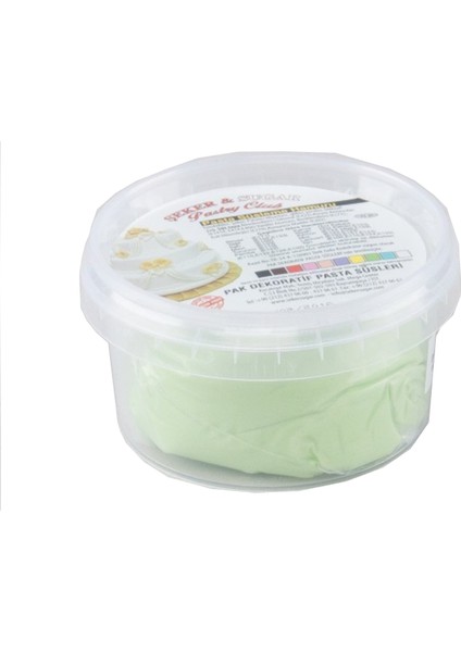 Şeker Hamuru Açık Yeşil 200 gr