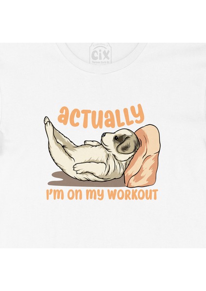 I Am On Workout Tişört