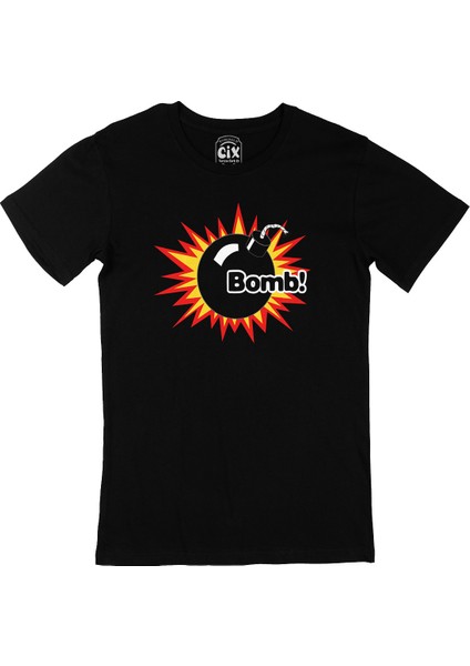 Bomba Bomb Siyah Tişört