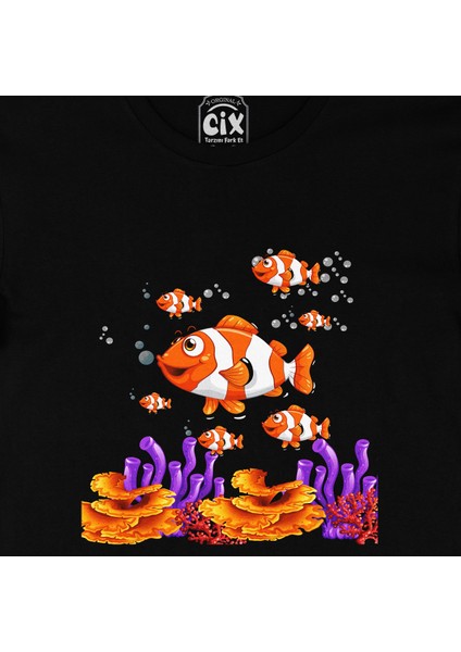 Deniz Akvaryumu Palyanço Siyah Tişört fiyatları