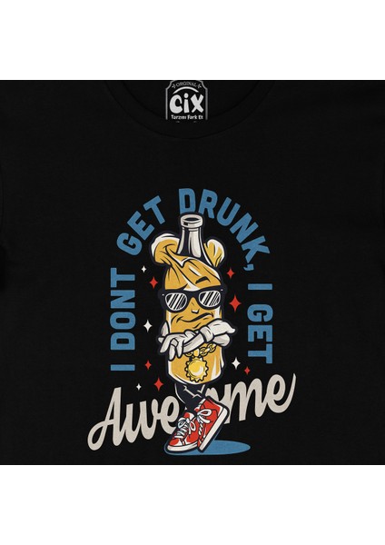 I Am Not Drunk Siyah Tişört fiyatları