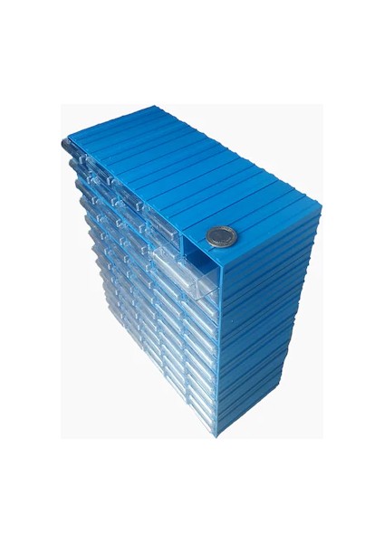 Sembol 300 Plastik Çekmeceli Kutu 4,6X11,7X2,4 cm (60 Çekmeceli) modelleri