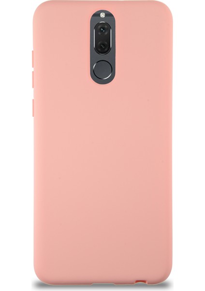 Huawei Mate 10 Lite Kapak Içi Kadife Lansman Silikon Kılıf - Pembe