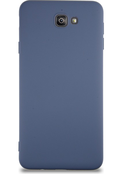 Samsung Galaxy J7 Prime 2 Kapak Içi Kadife Lansman Silikon Kılıf - Petrol Mavisi