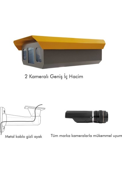 Xtr 202 Ir Gece Görüşlü Kamera Muhafazası