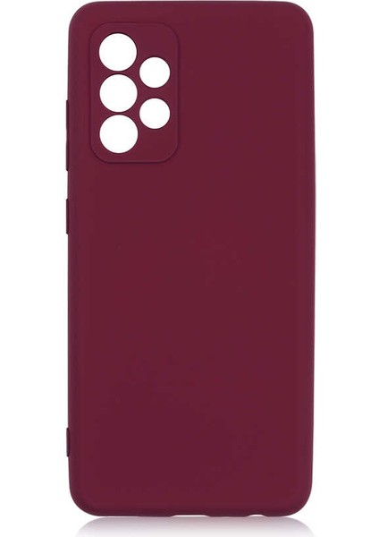 - Samsung Galaxy A52 - Kılıf İçi Kadife Koruyucu Mara Lansman Kapak - Koyu Mor - T17912