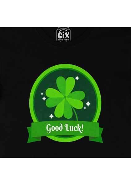 Good Luck St Patricks Siyah T-Shirt fiyatları