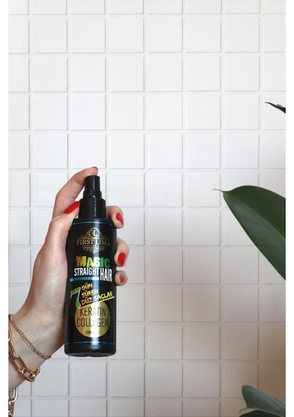 Dökülme Önleyici ve Uzama Desteği Sağlayan Şampuan ve 7 Gün Süren Düzleştirici Keratin Sprey