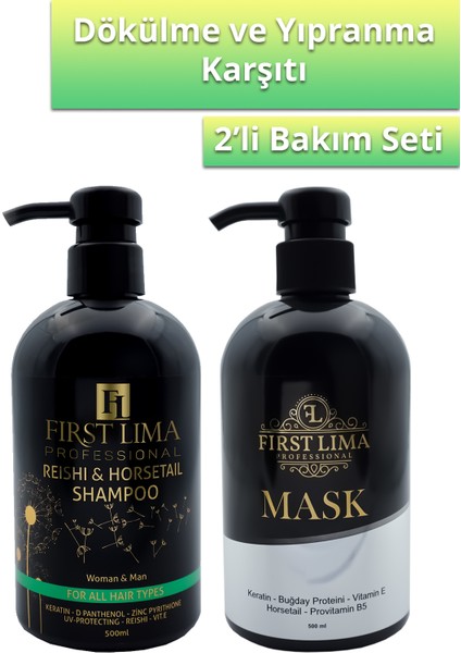 Dökülme Önleyici ve Uzama Desteği Sağlayan Şampuan & Yoğun Bakım Maskesi