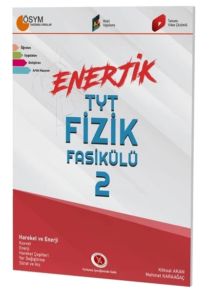 Karaağaç Yayınları Enerjik Fizik Fasikülleri-2 Hareket ve Enerji