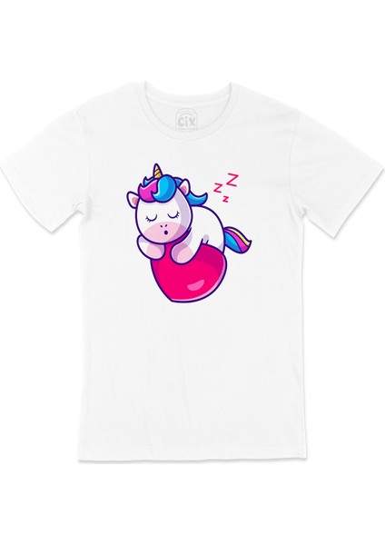 Uykucu Unicorn Tişört