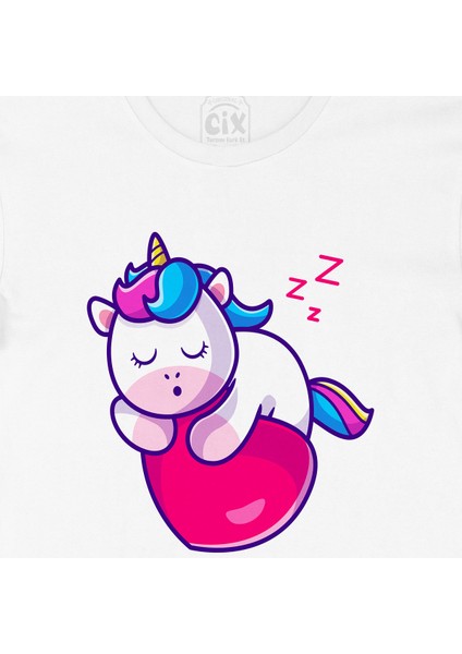 Uykucu Unicorn Tişört