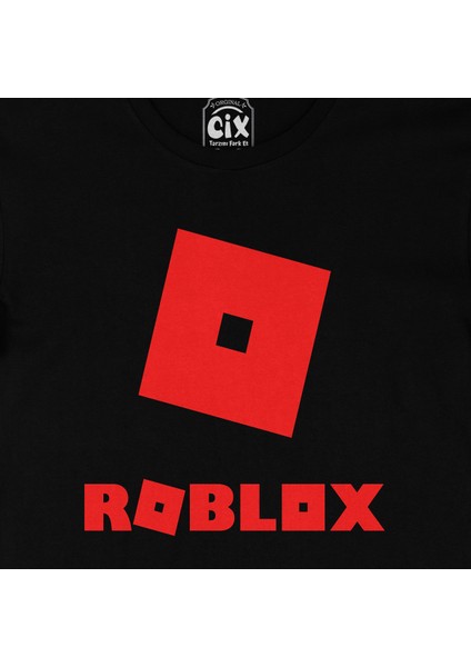 Roblox Logolu Siyah T-Shirt fiyatları