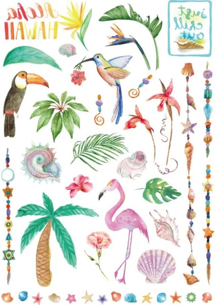 Flash TattoosFlash Tattoos Hawai Geçici Dövme modelleri