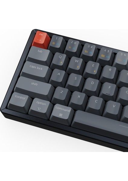 K12 % 60 Kablosuz Mekanik Oyuncu Klavyesi-Rgb-Bluetooth 5.1-Multitasking-Gateron Red Switch-Hot-Swappable-Aluminum Frame