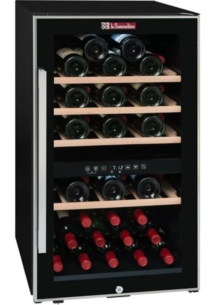 La Sommeliere ECS50.2Z Double Zone Wine Cellar 49 Bottles Capacity Şarap Soğutucu