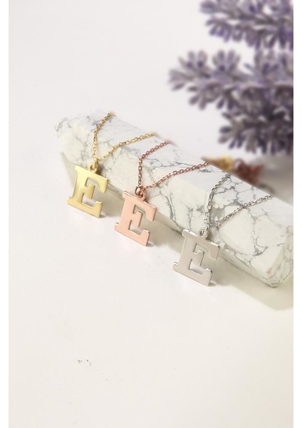 Kadın E Harf Gümüş Kolye Harf Kolye fırsatları