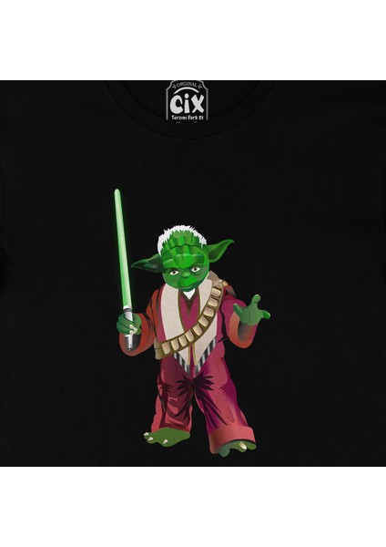 Star Wars Jedi Yoda Siyah T-Shirt fiyatları