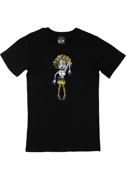 Zombies Girl Siyah T-Shirt