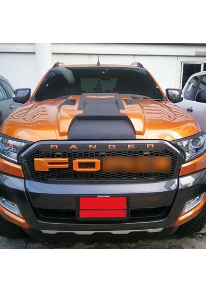 Ford Ranger T6 T7 Kaput Üstü Scoop Mat Siyah 2012-2018 indirimleri