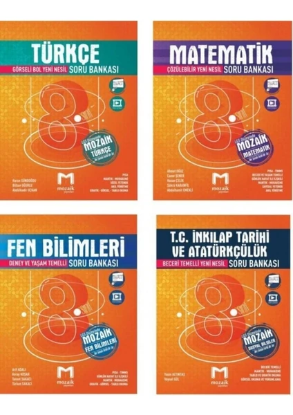 Mozaik Yayınları 8. Sınıf LGS Seti 4 Kitap