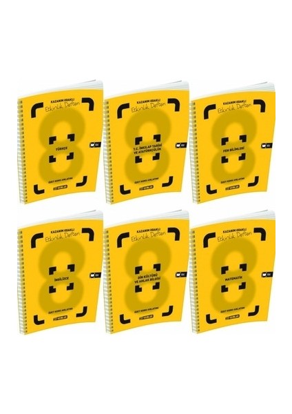8. Sınıf Özet Konu Etkinlik Defter Kitabı -6 Kitap