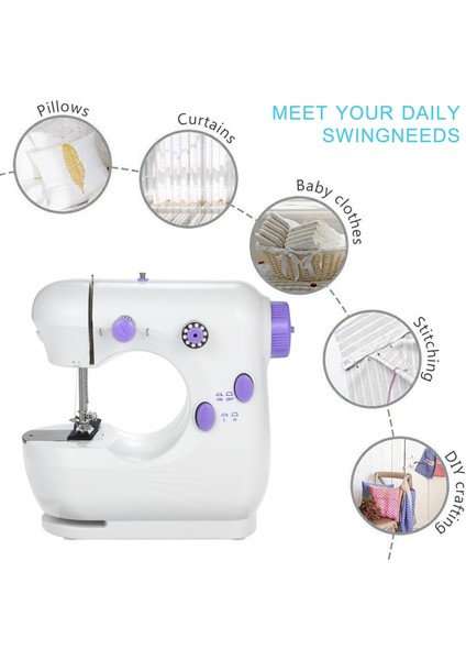 Elektrikli Mikro-Dikiş Mini Dikiş Makinesi (Yurt Dışından)
