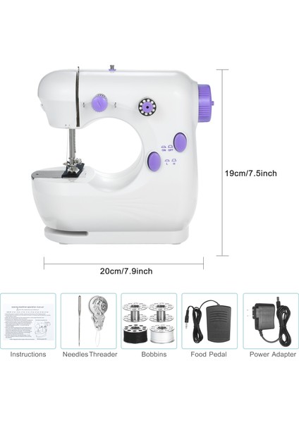 Elektrikli Mikro-Dikiş Mini Dikiş Makinesi (Yurt Dışından)