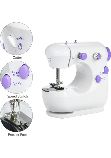 Elektrikli Mikro-Dikiş Mini Dikiş Makinesi (Yurt Dışından)
