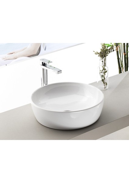 Seramik Cerastyle One 46CM Tezgah Üstü Çanak Lavabo modelleri