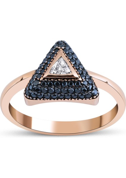 Siyah Pırlanta Yüzük