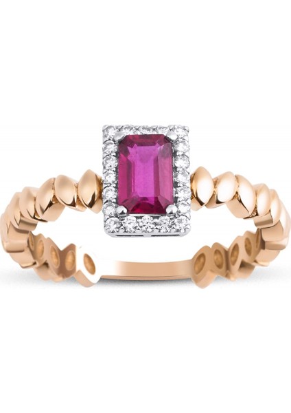 0,80 Karat Fantezi Yüzük