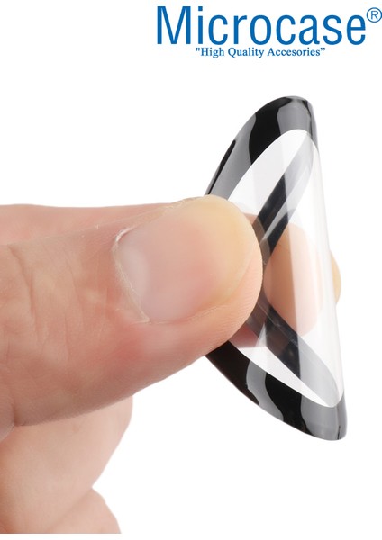 Xiaomi Mi Watch Lite Tam Kaplayan Kavisli Ekran Koruyucu 3D Pet Film - Siyah indirimleri