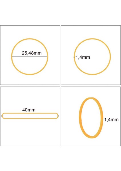 Kauçuk Paket Ambalaj Maydanoz Toka Para Lastiği 40 mm 10000'LI