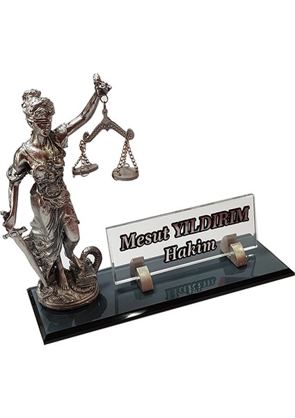 Masalık Isimlik Büro Ofis M541 Adalet Silver