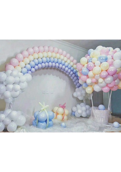 Parti Denizim Makaron Balon Soft Balon 25 Adet -Karışık Renk