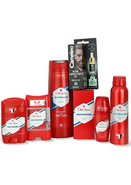 Erkek Cilt Bakım Seti + Cameleo Sakal & Bıyık Pomadı 10 ml