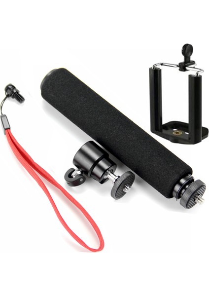 GP54P Sjcam Eken Gopro Aksiyon Kamera Tripodlarıyla Uyumlu Telefon Tutuculu Monopod Seti