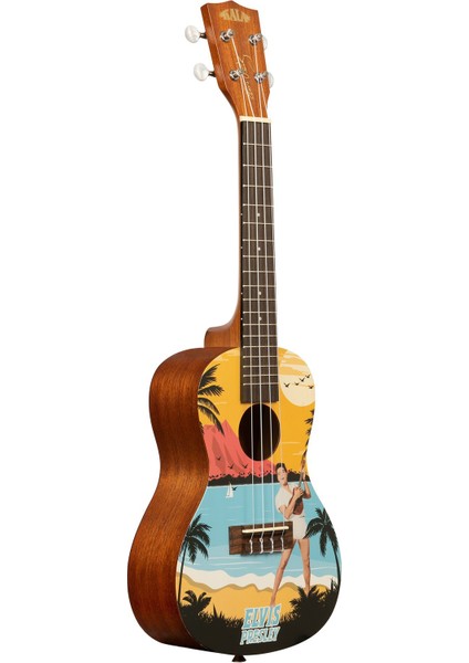 Elvis Blue Hawaii Concert Ukulele Eğitim Seti