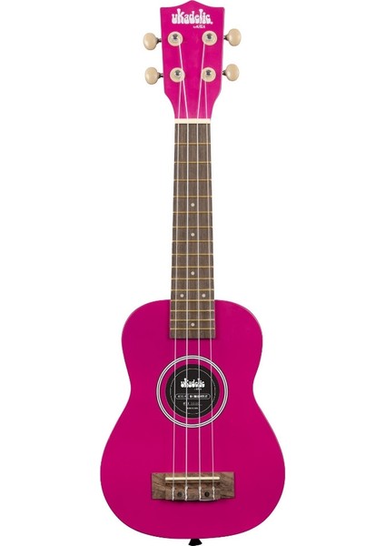 Ukadelic Soprano Ukulele (Dragon Fruit)