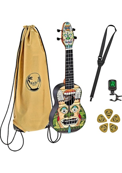 K2-TM Keiki Sopranino Ukulele Set (Totem)