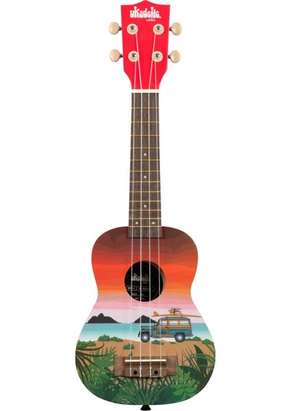 Ukadelic Soprano Ukulele (Surfari)