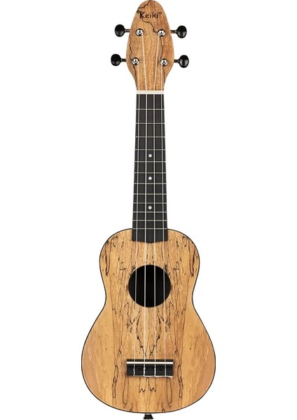 K3-SPM Keiki Soprano Ukulele Set (Spalted Maple)