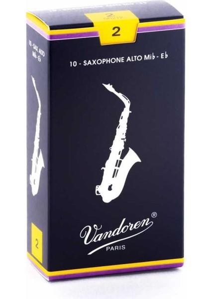 SR212 Classic Eb Alto Saksafon Kamışı (2 Numara)